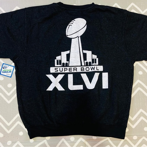 Vintage retro Super Bowl XLVI 2012 champions giants sweater sweatshirt - Picture 5 of 6